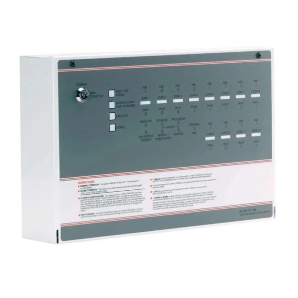 FF504 MFP 4 Zone Conventional Fire Alarm Panel (expandable to 12 zones ...