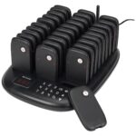 TD175P Large-Capacity Paging System 30-Unit Wireless Buzzer System with Long Range and Customizable Alerts